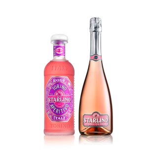 Starlino Rosé & Sparkling Moscato Spritzdrink Set 2x0,75l