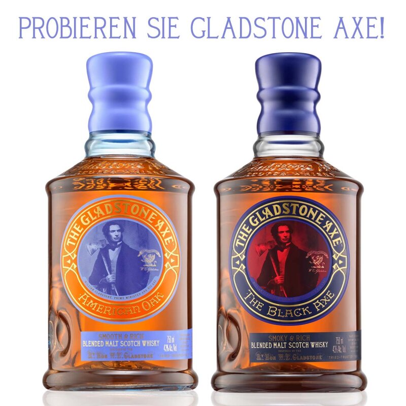 The Gladstone Axe The Black Axe Blended Malt Whisky, 24,50