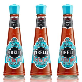 Casa Firelli Italian Extra Hot Sauce 3x 148ml Vorratspack