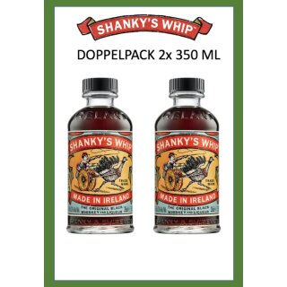 Shankys Whip Original Black Irish Whiskey Liqueur 2x 0,35l