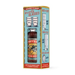 Shanky’s Whip Geschenkset 1x 350 ml + 2 Shotgläser