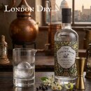 The Corinthian London Dry Gin (0,7L, 40% Vol.) – Premium Dry Gin mit Pomelo, Jasmin & Kamille – Handgefertigt in London – Mild & Floral